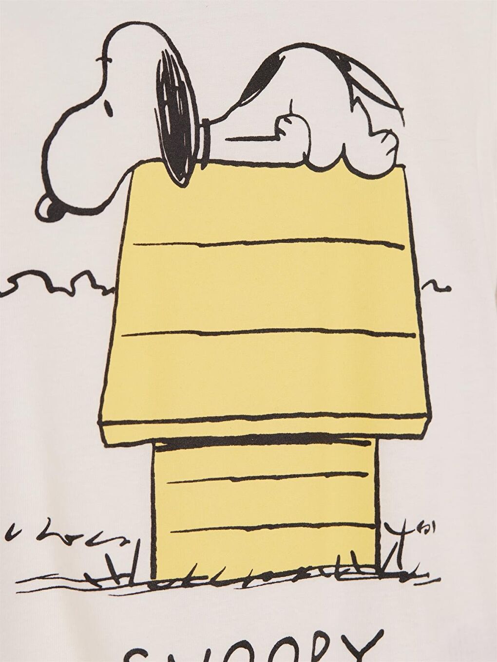 Sarı Snoopy Lisanslı Çocuk 2'li Takım 21648-1