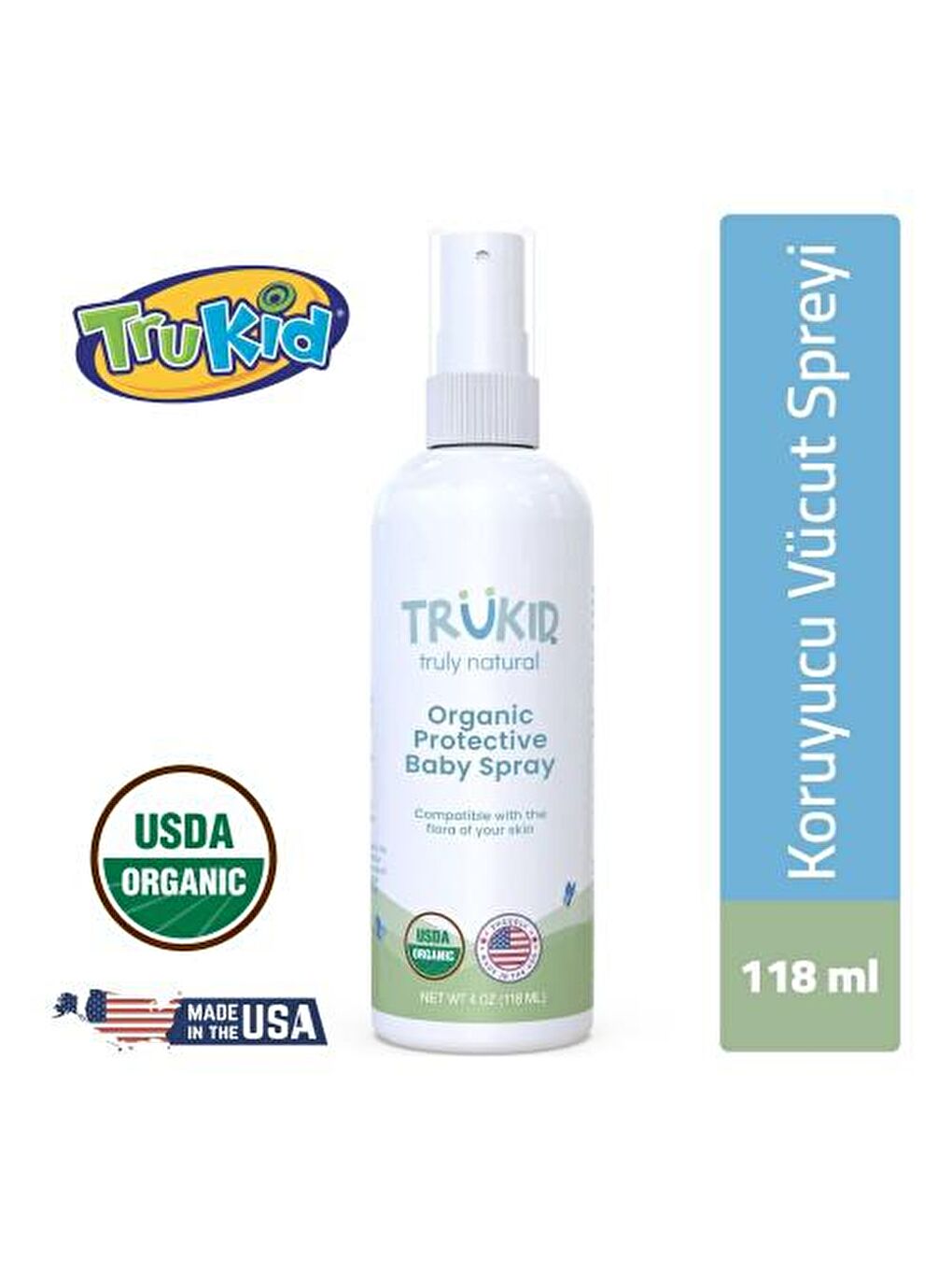 Trukid Sivrisinek Kovucu Sprey 118 ml x 2 Adet - 1