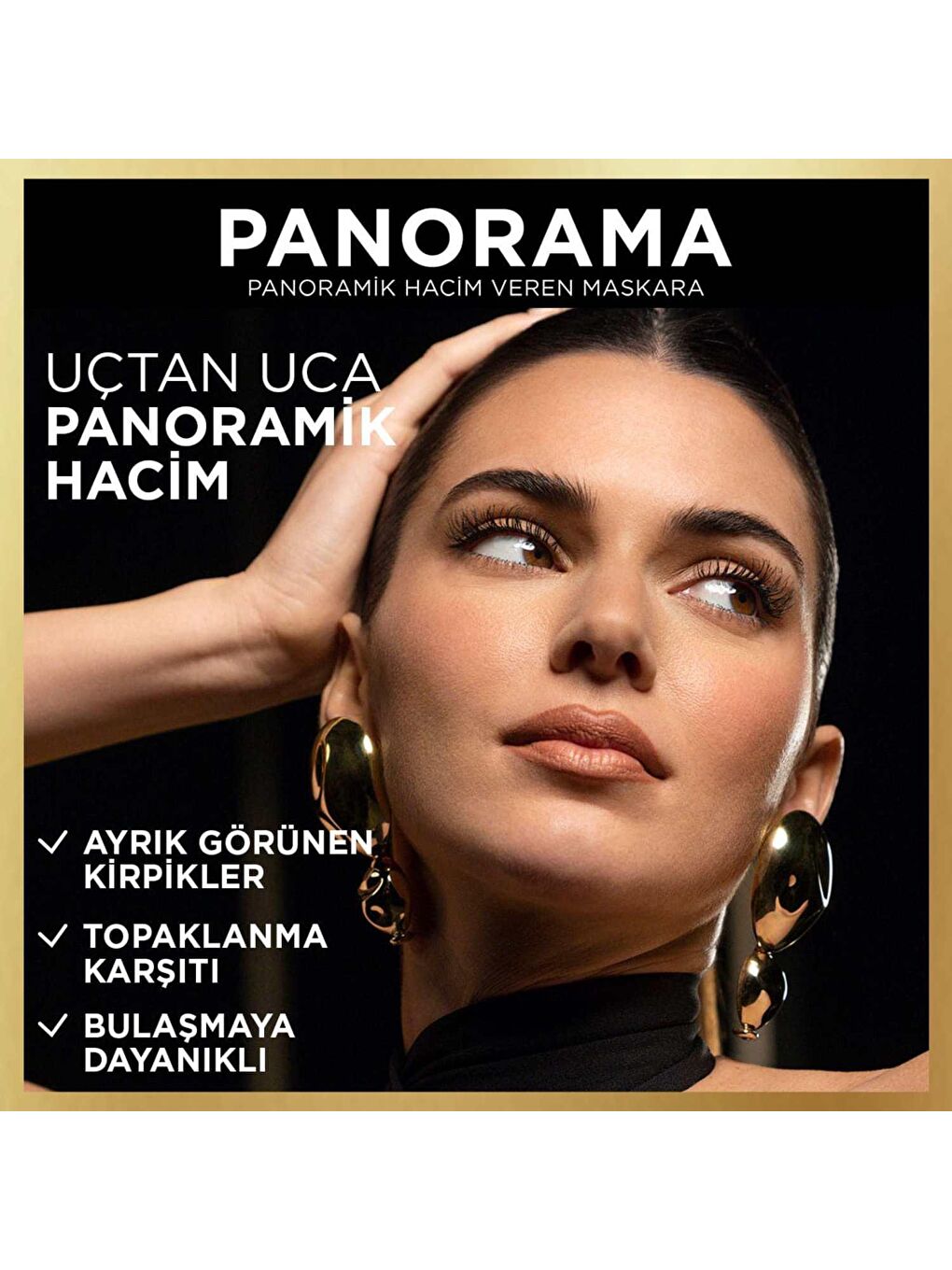 L'Oreal Paris Kahverengi Panorama Hacim Veren Maskara Koyu Kahverengi - 3