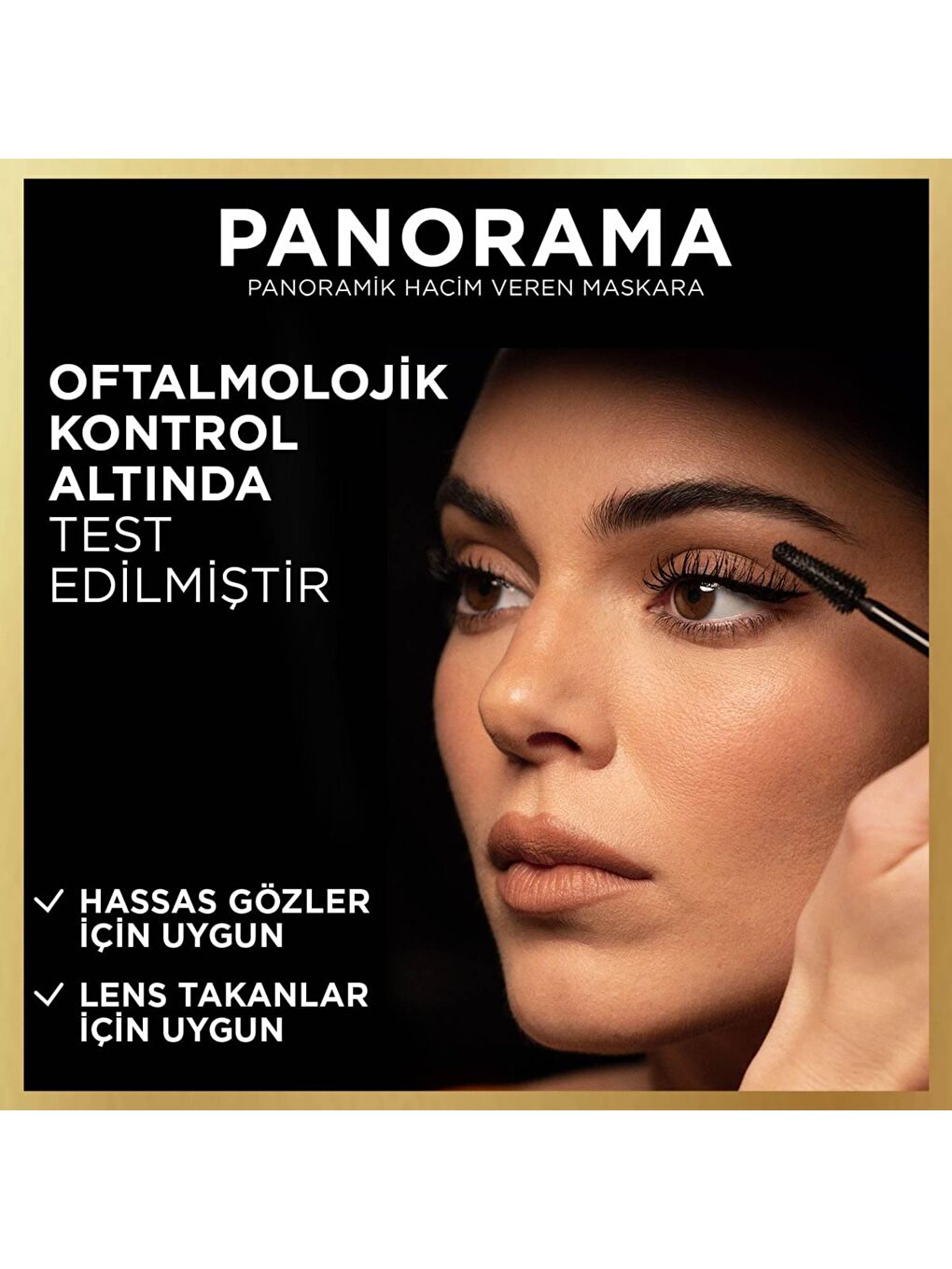 L'Oreal Paris Kahverengi Panorama Hacim Veren Maskara Koyu Kahverengi - 7