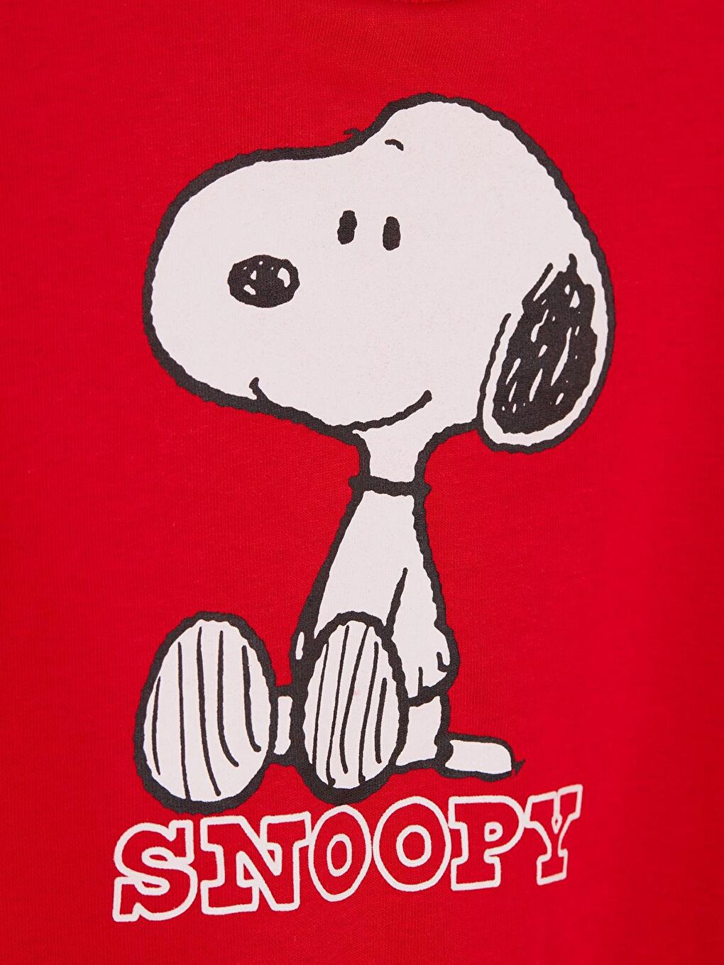 Supermino Kırmızı Snoopy Lisanslı Çocuk 2'li Takım 21628 - 1