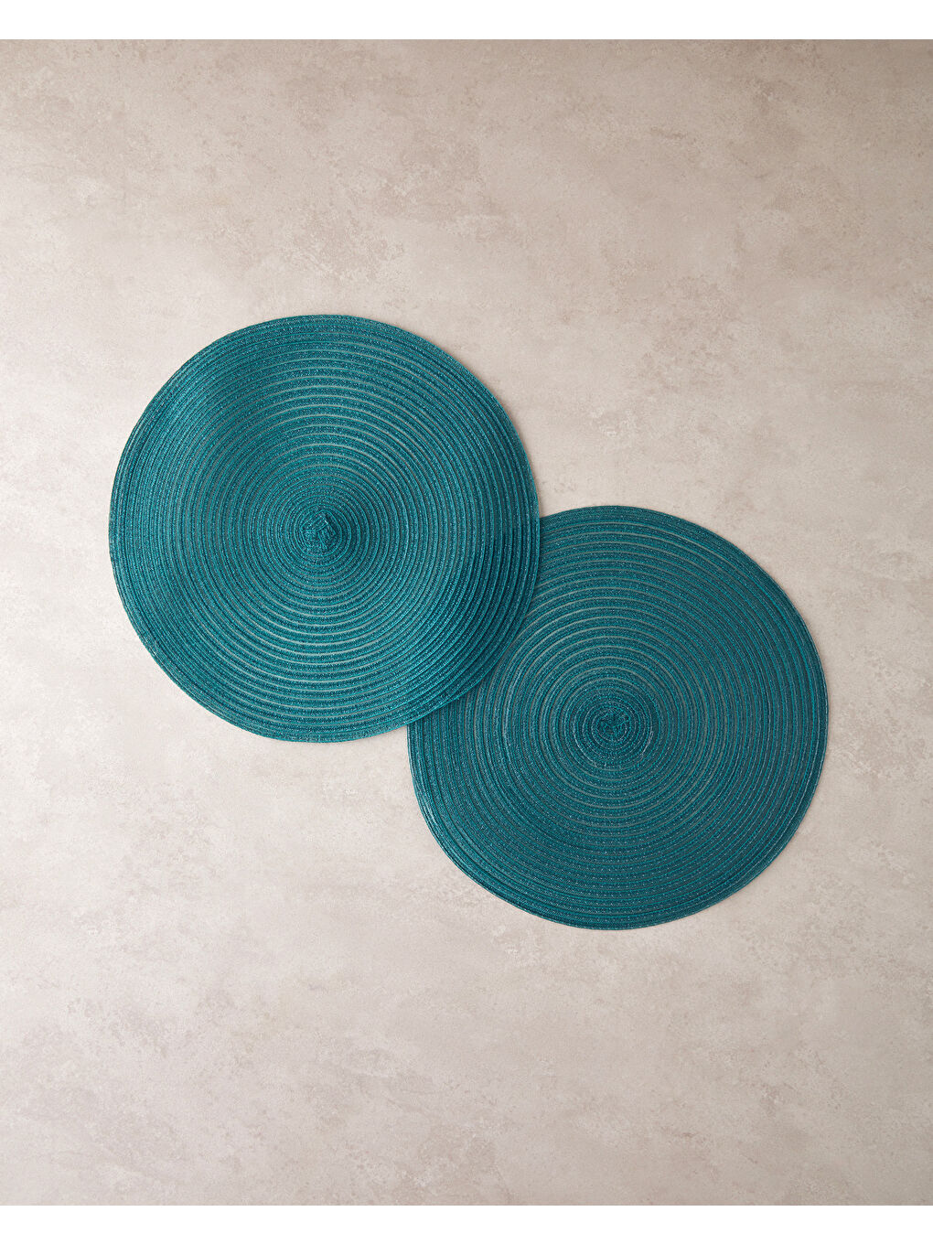 Green Year PP 2'li Amerikan Servis 38 cm Yeşil