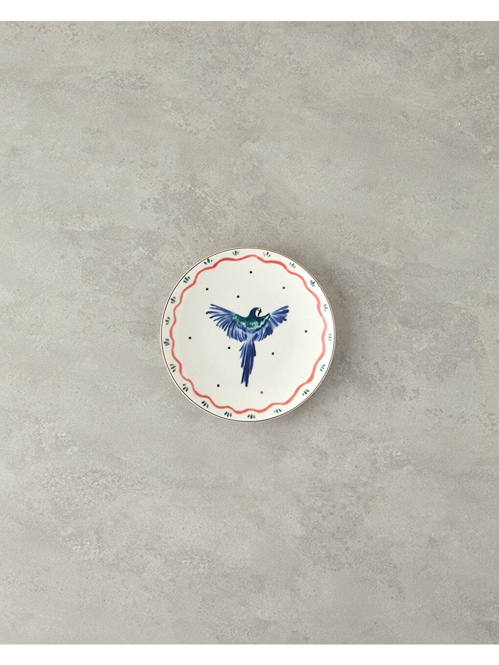 Carnival Phenix Bone Porselen Pasta Tabağı 20 cm Mavi-yeşil