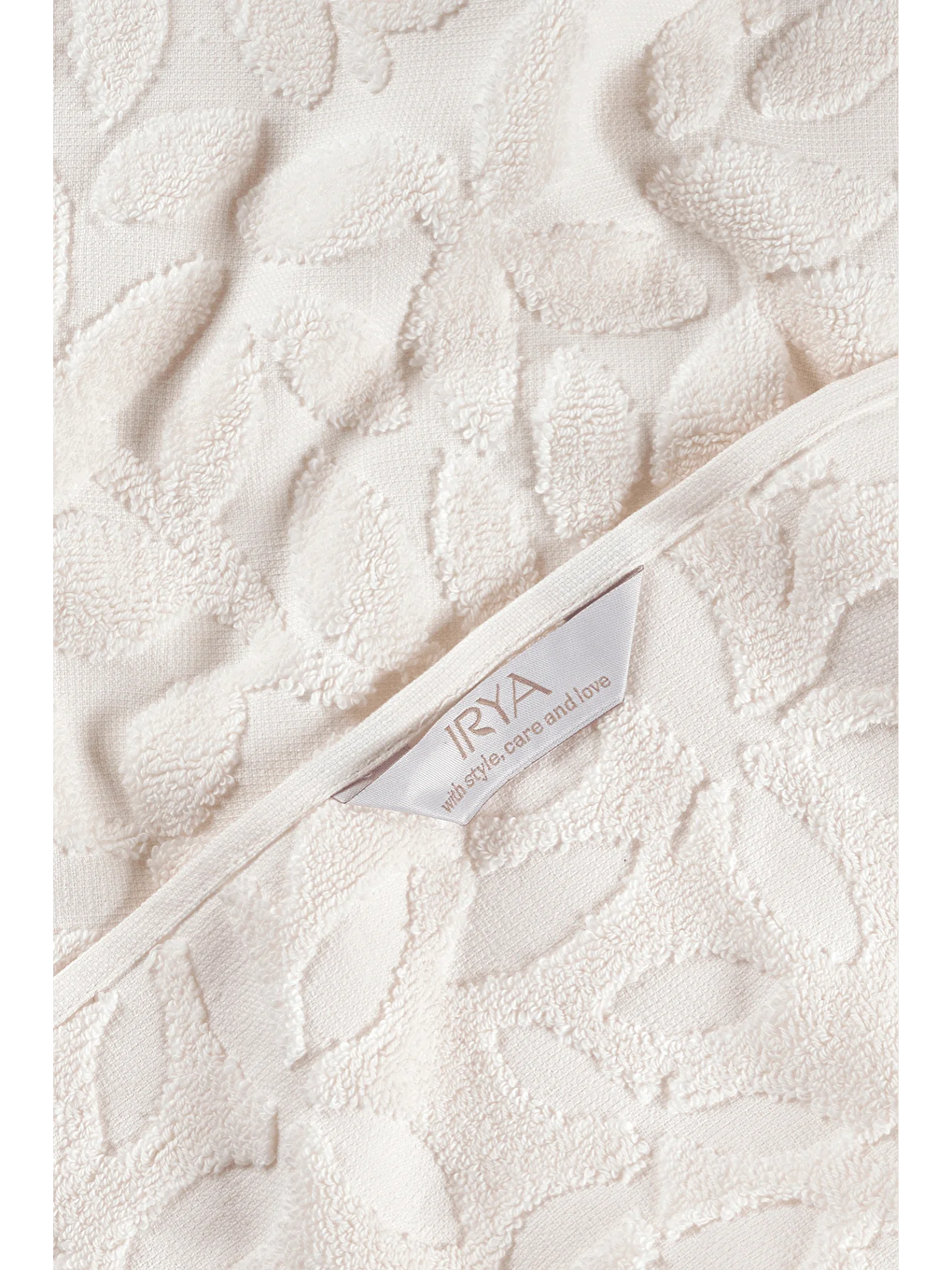 Allesi %100 Pamuk Büyük Banyo Havlusu 90x150 cm Ekru-3