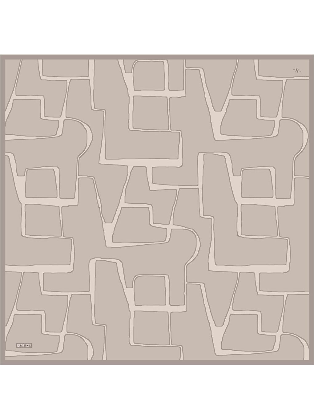 Bej Saf İpek Sura Eşarp 9441D 07-3