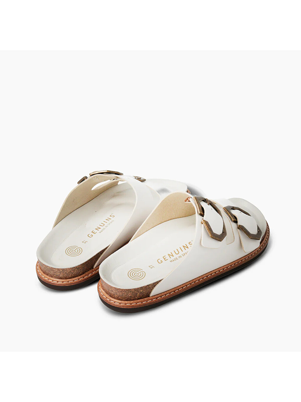 Beyaz Kadın Terlik GALIA G104865 Leather White-1