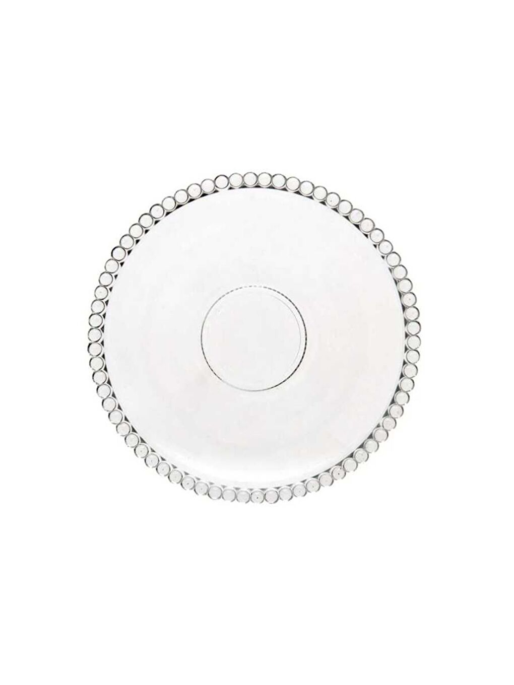 Porsima Renksiz Girona 6'lı Cam Çay Tabağı Dayanıklı Cam Çay Tabağı 11,5cm Tabak Bardak Altı - 3