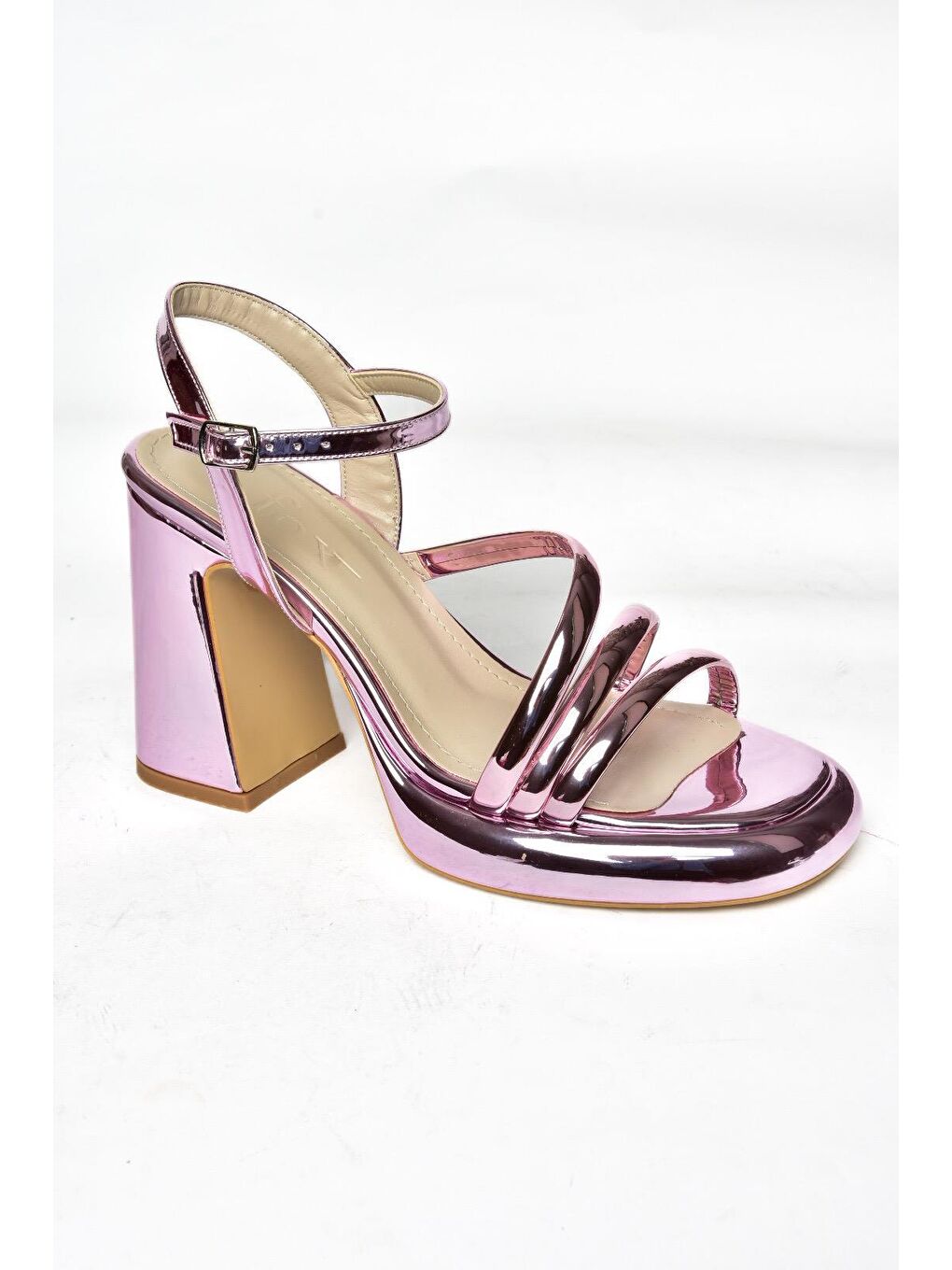S5690202 Pembe Kadın Topuklu Ayakkabı-6