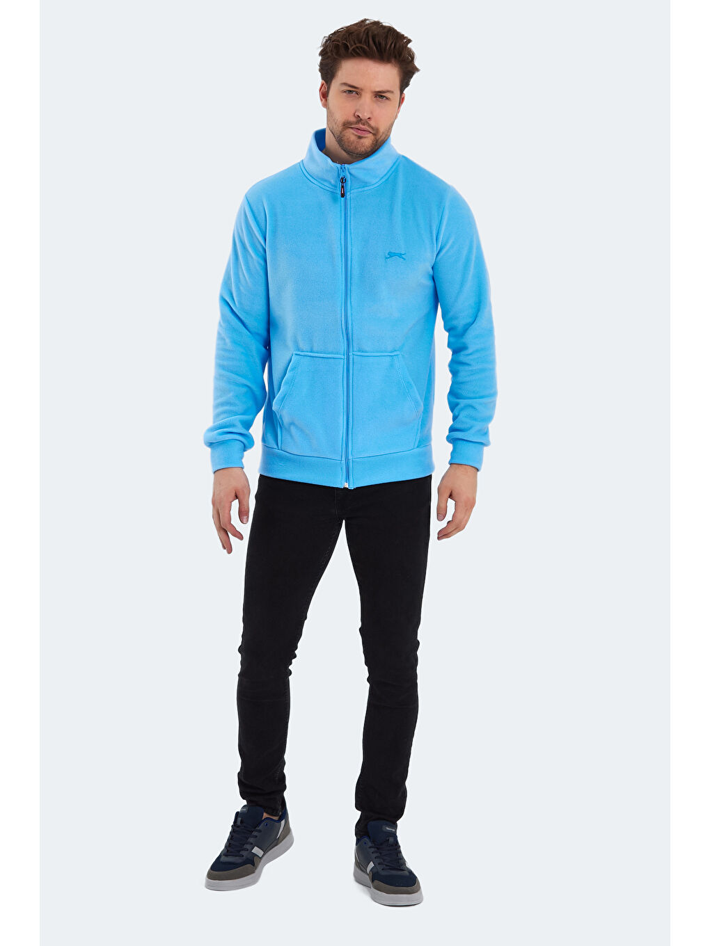 SANSA  Fermuarlı Sweatshirt Mavi-6