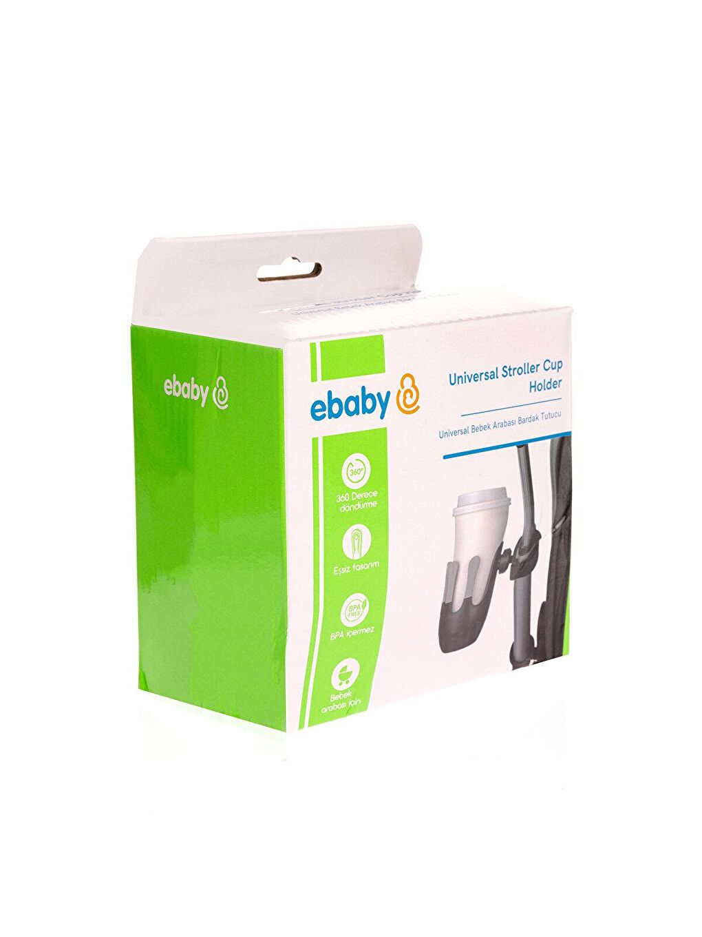 ebaby Karışık Universal Bebek Arabası Bardak Tutucu - 1