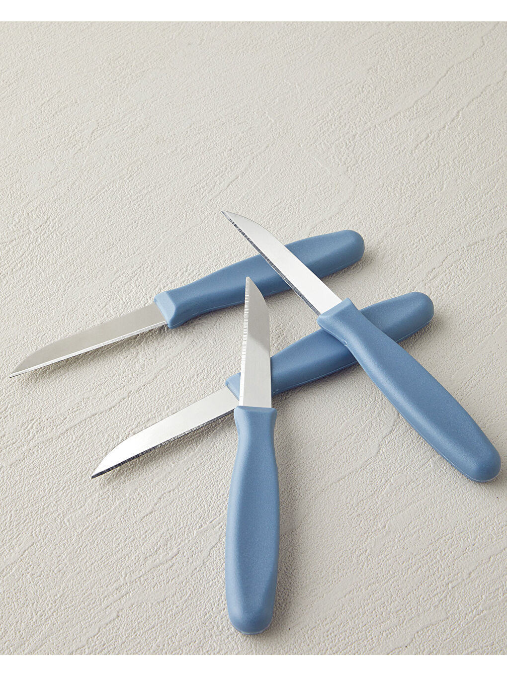 Diana Çelik 4'lü Meyve Bıçak 16 cm Mavi-2