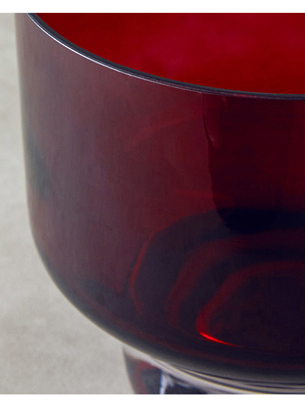 Shadow Cam Dekoratif Obje Bordo-2