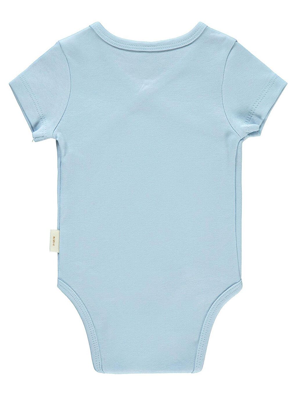 Civil Baby Bebek Organik Çıtçıtlı Badi 0-3 Ay Mavi - 1