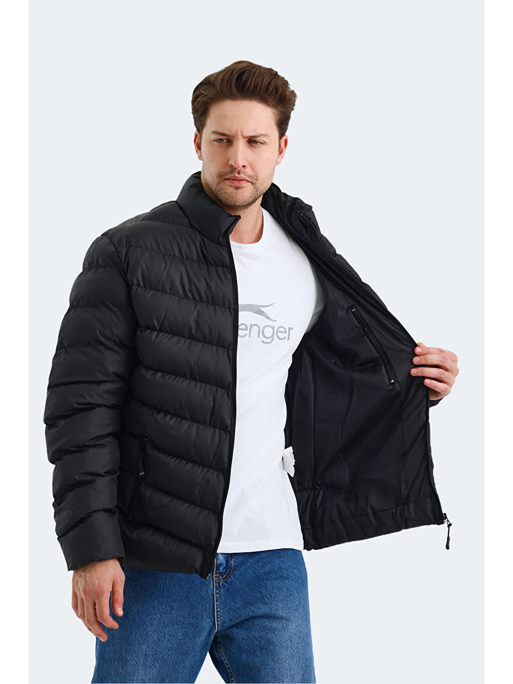 HEAR IN Erkek  Kaban Siyah-5