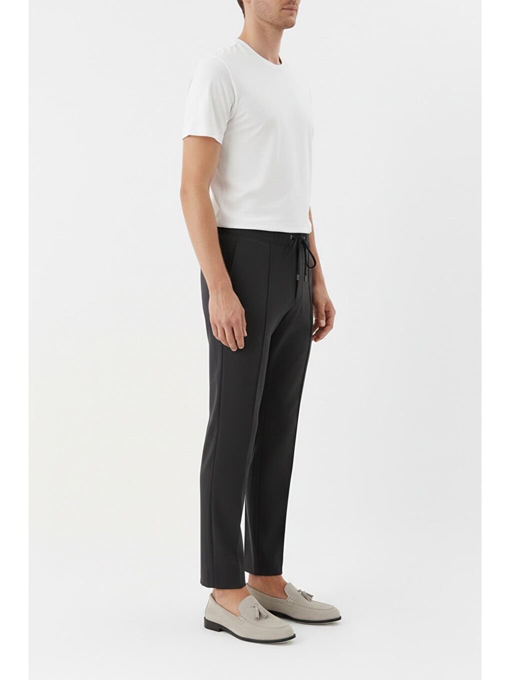 Giotelli Erkek Antrasit Slim Fit Yandan Cepli Jogger Pantolon-2