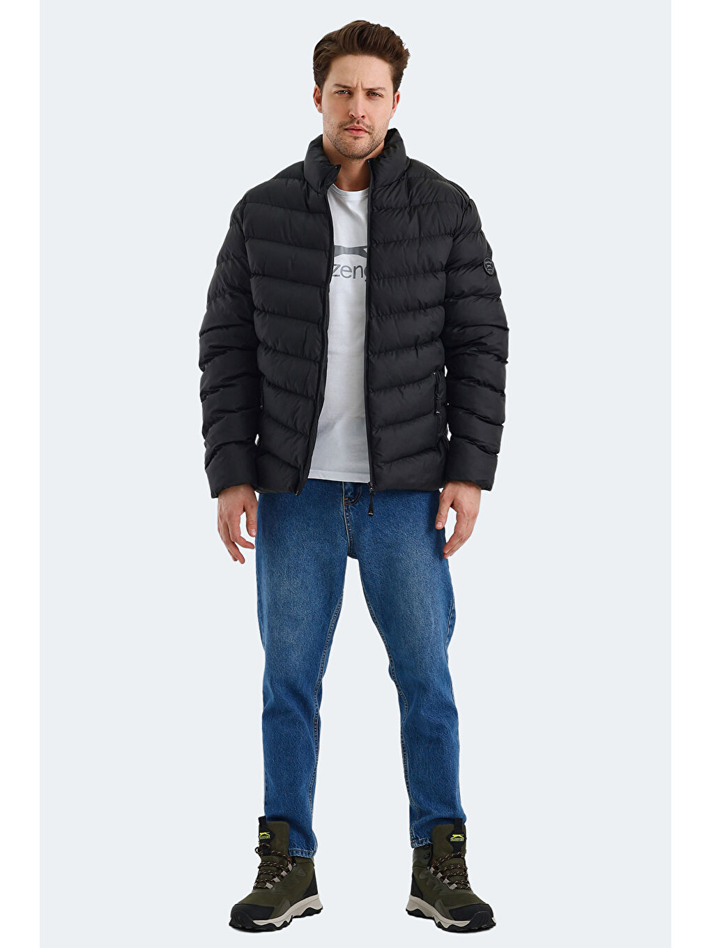 HEAR IN Erkek  Kaban Siyah-6