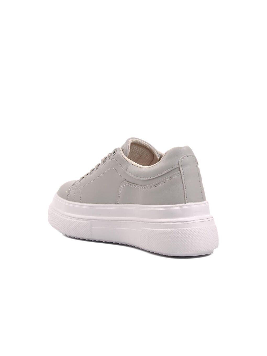 Dkc2305 Gri Kadın Kalın Taban Sneaker-3