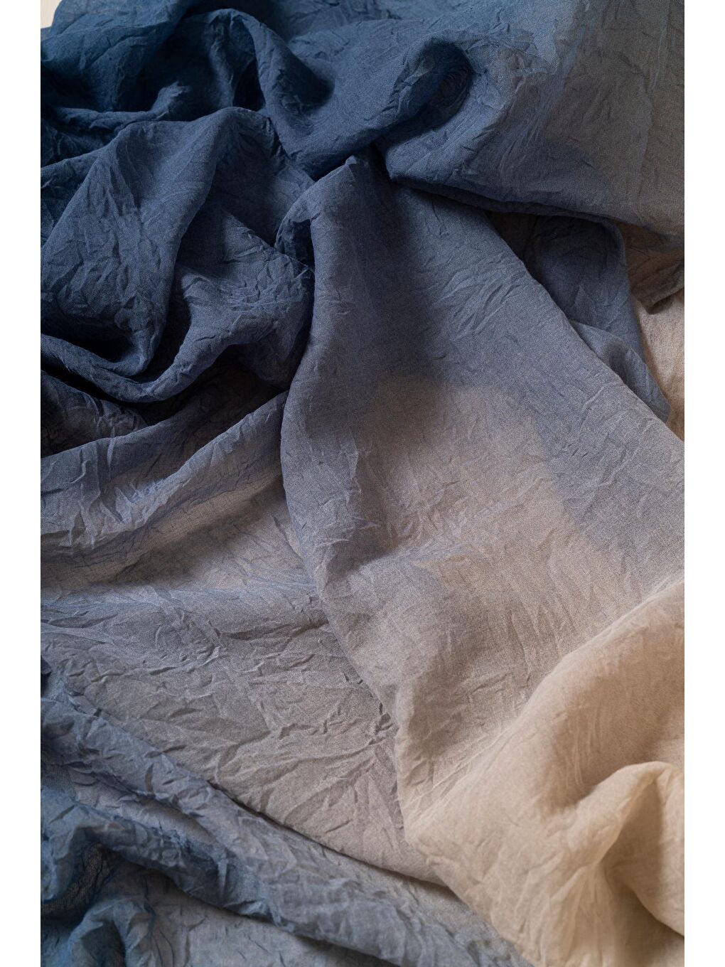 İndigo Kadın Degrade Konfor Şal-1