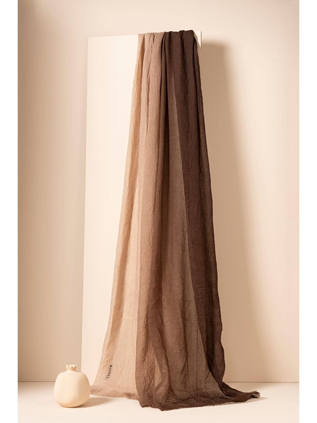 Kahverengi Kadın Degrade Konfor Şal