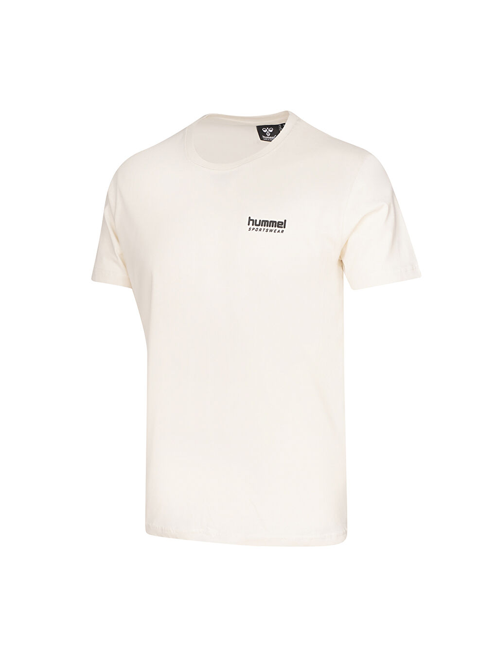 Trinar Erkek Ekru Yuvarlak Yaka Tişört-1