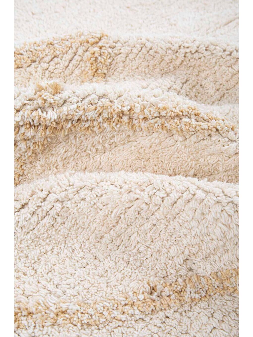 Ekru Agnes %100 Pamuk Banyo Paspası Krem 70x110-5