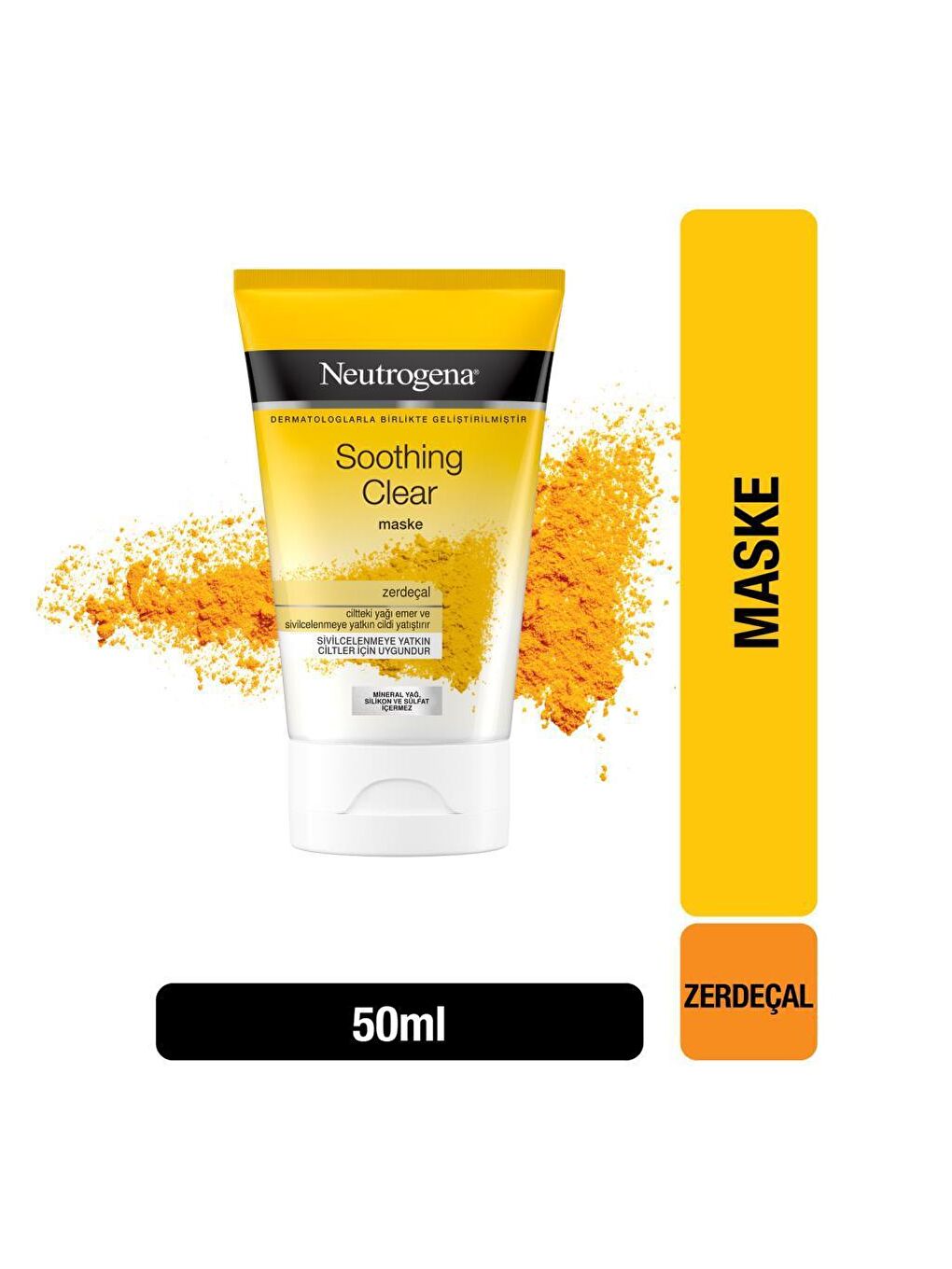 Neutrogena Renksiz Soothing Clear Zerdeçallı Yüz Maskesi