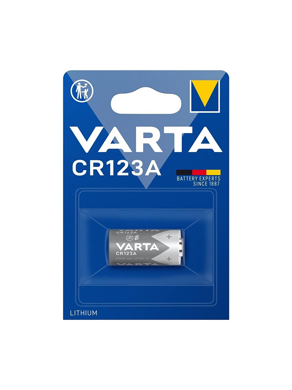 Varta Gri CR123A Profesyonel Lityum Pil 1 Adet