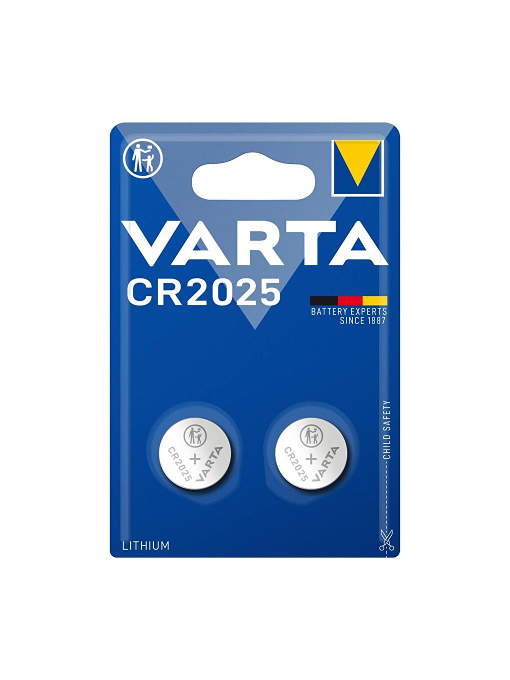 Varta Gri CR2025 Lityum Para Düğme Pil 2 li Blister