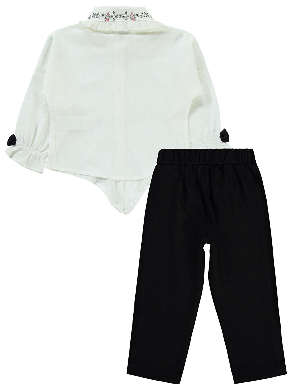 Girls Kız Çocuk Takım 2-5 Yaş Ekru-1