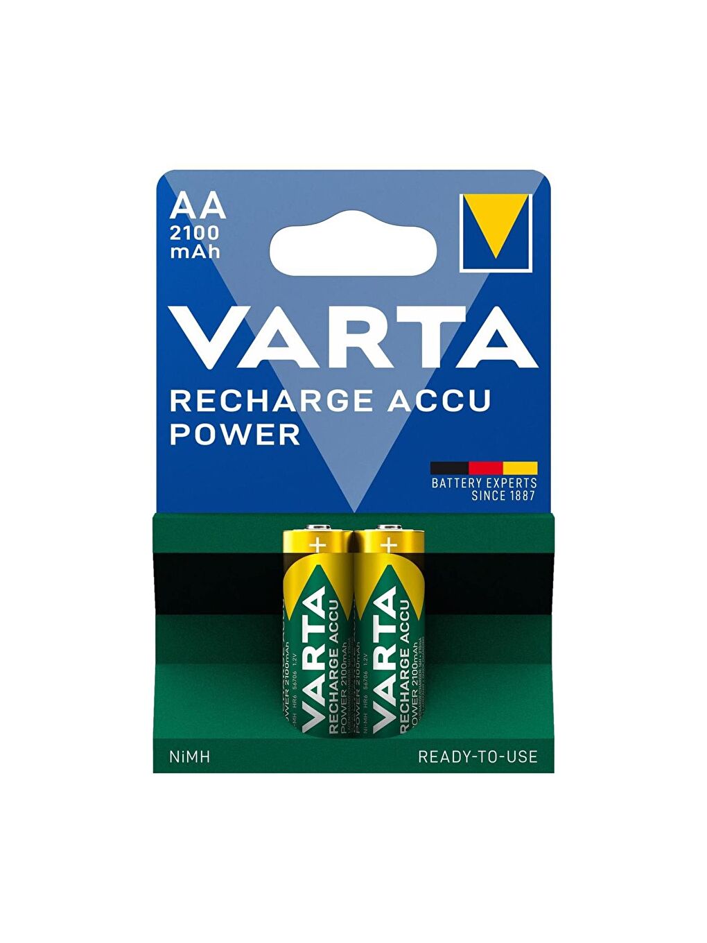 Şarj Edilebilir 2100 mah AA Kalem Pil 2 Li