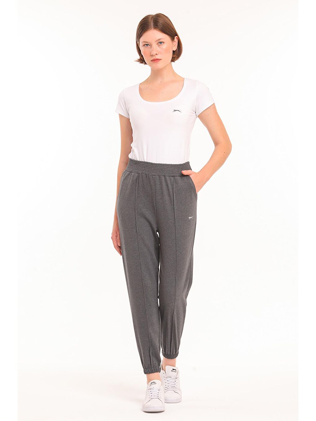 KALI Kadın Eşofman Altı Koyu Gri-4