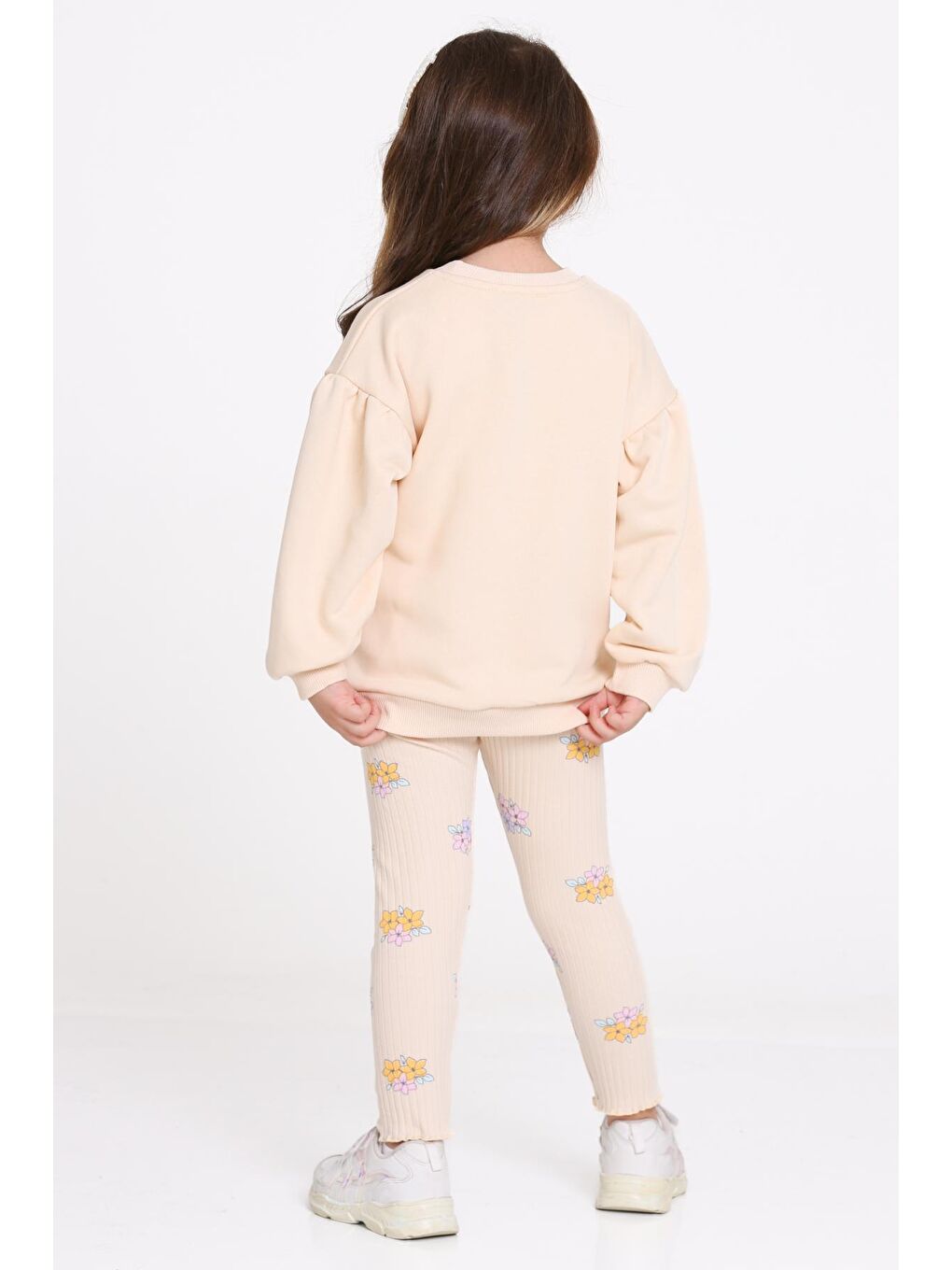 Kız Çocuk Bej Lost In The Dreams Baskı 1-5 Yaş Takım - 23274-2-4
