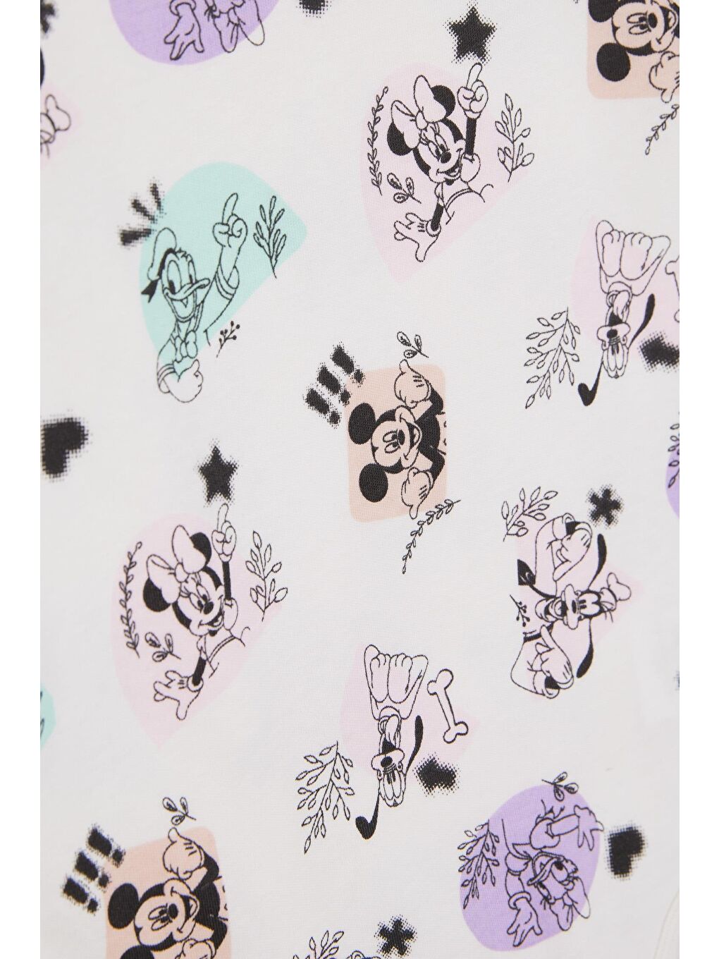 Ekru Minnie Mouse Lisanslı Kız Bebek 2'Li Body 21784-2