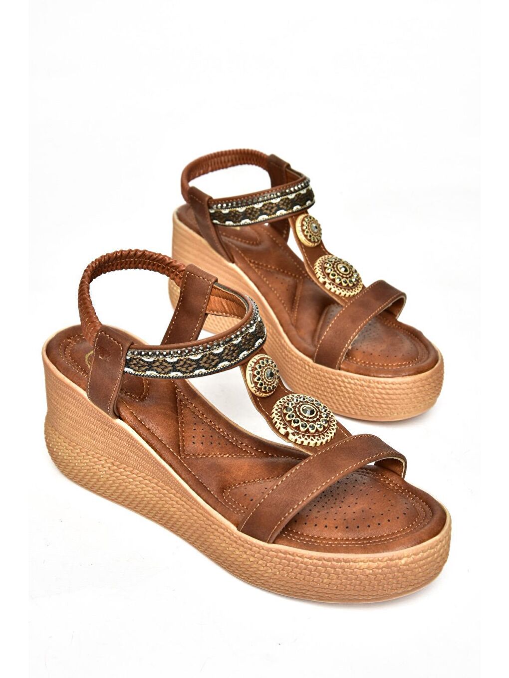Kahverengi S2581360 Taba Kadın Sandalet-6