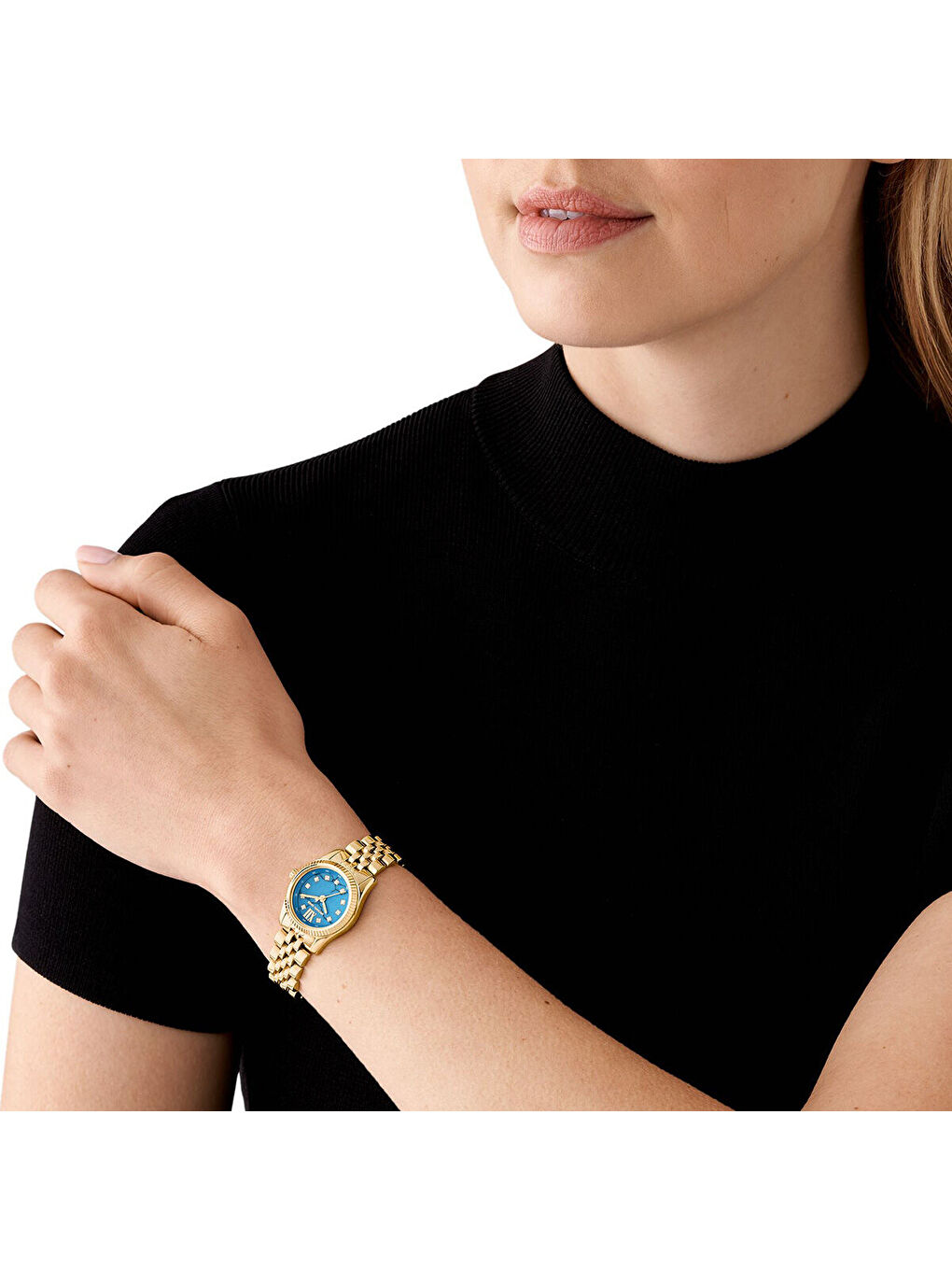 Sarı MK4813 Kadın Kol Saati-3