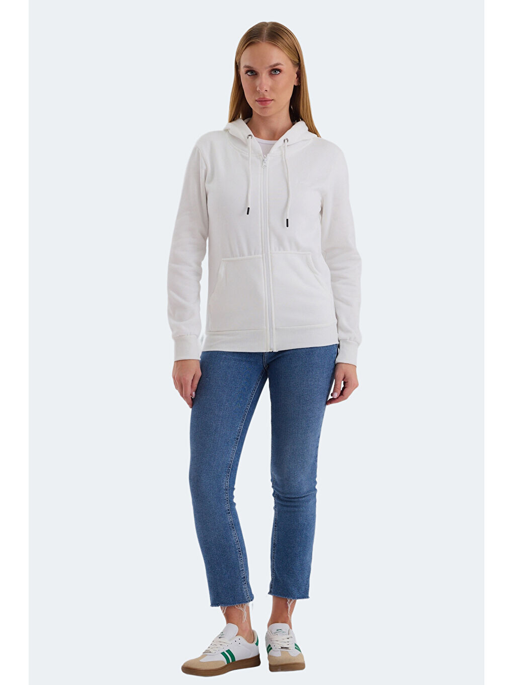 KATYA Kadın Sweatshirt Beyaz-6