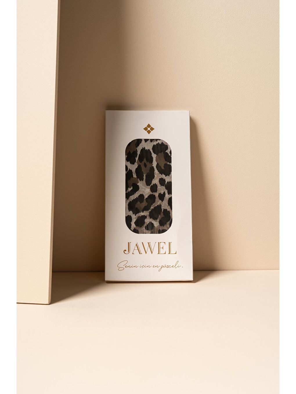 Haki Kadın Leopar Desen Soft Şal-1