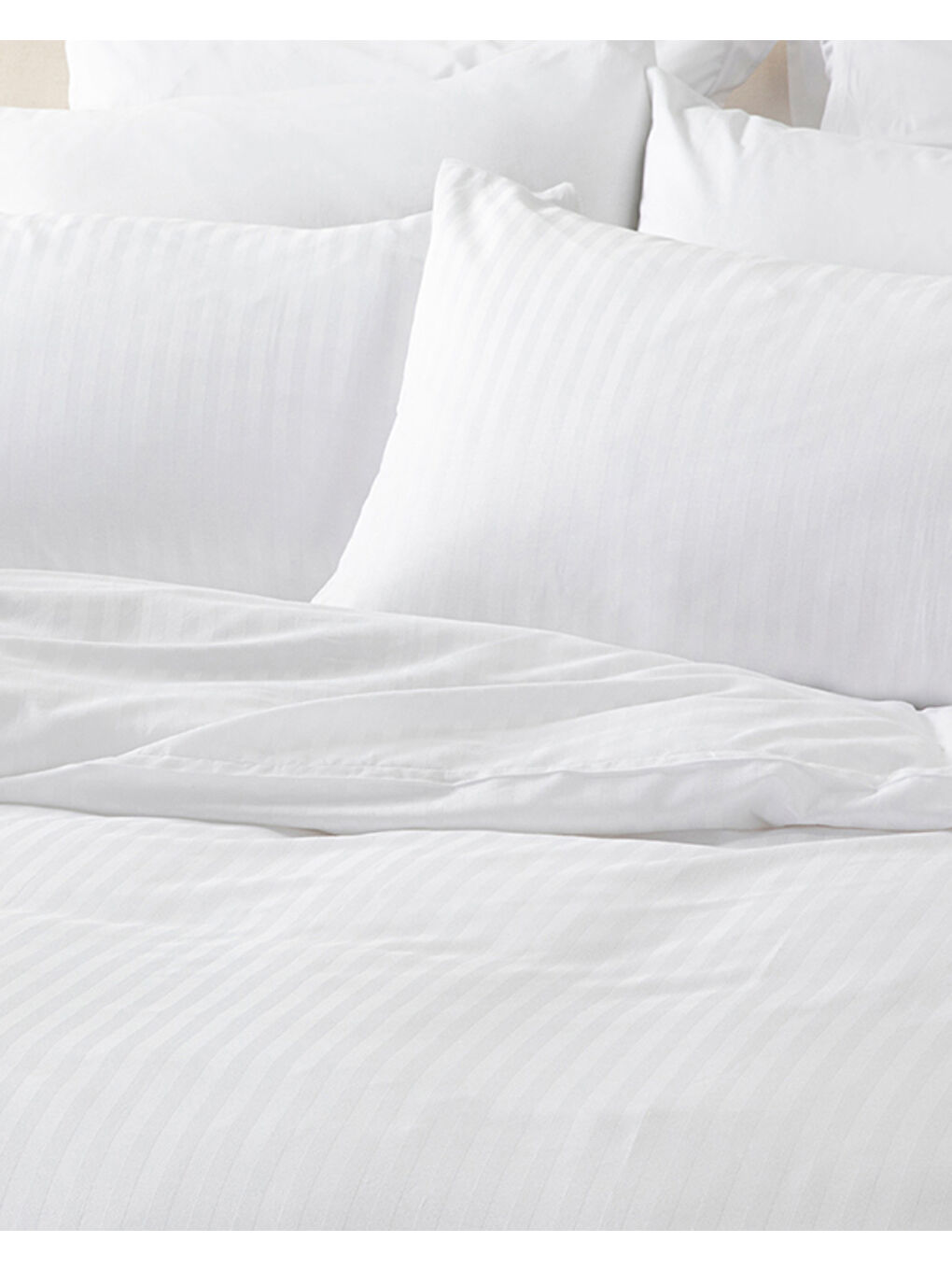 Crystal İpeksi Twill Çift Kişilik Nevresim Takımı 200x220 cm Beyaz-1