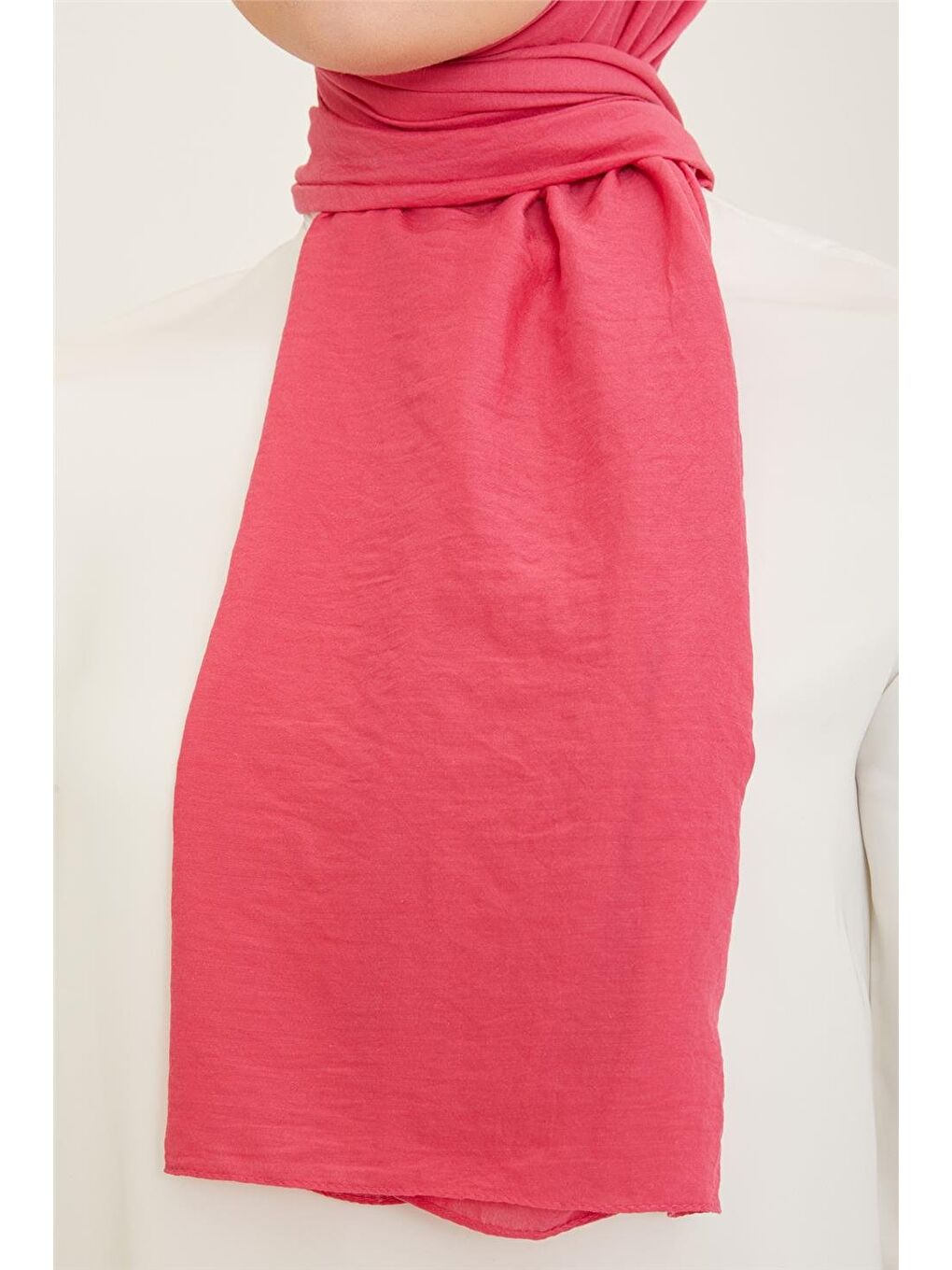 Pembe Trend Naturel Soft Şal 23-1