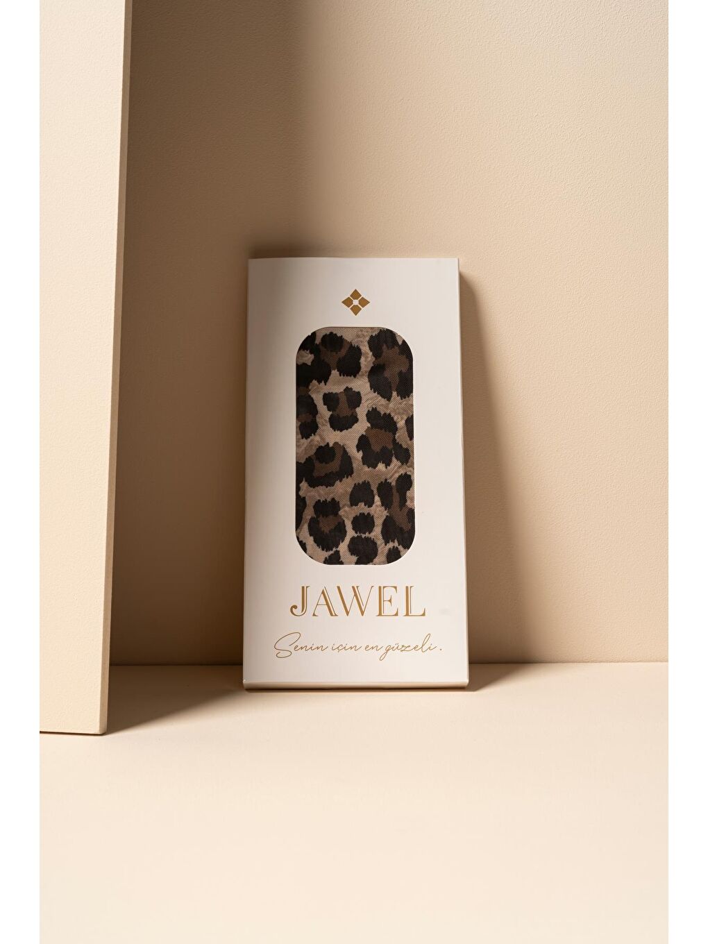 Siyah Kadın Leopar Desen Soft Şal-1