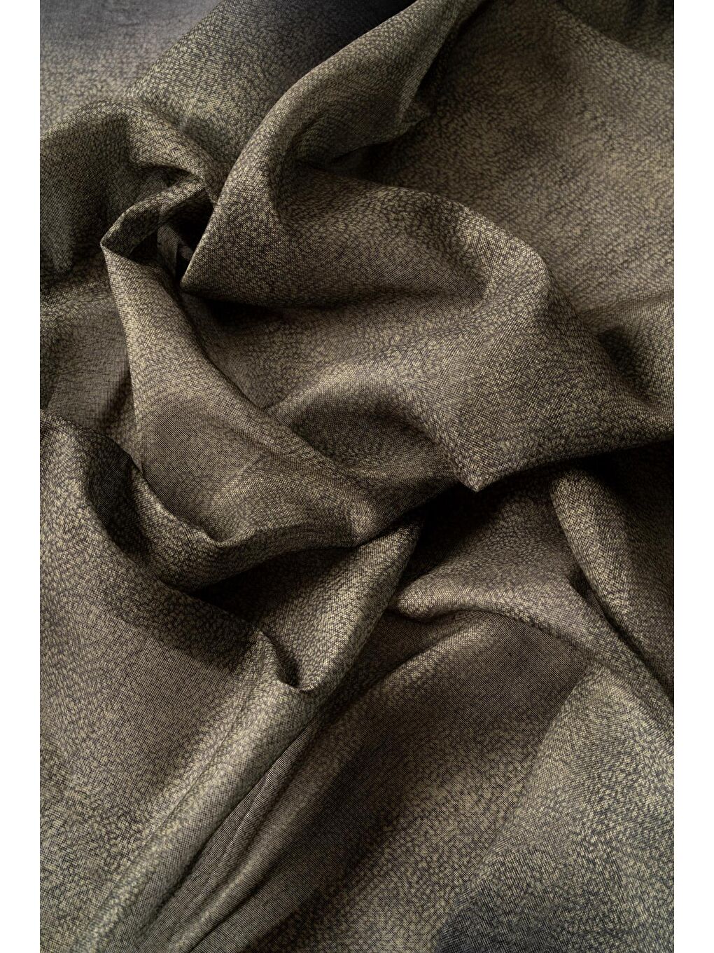 Haki Kadın Parlak Pamuksu Eşarp-2