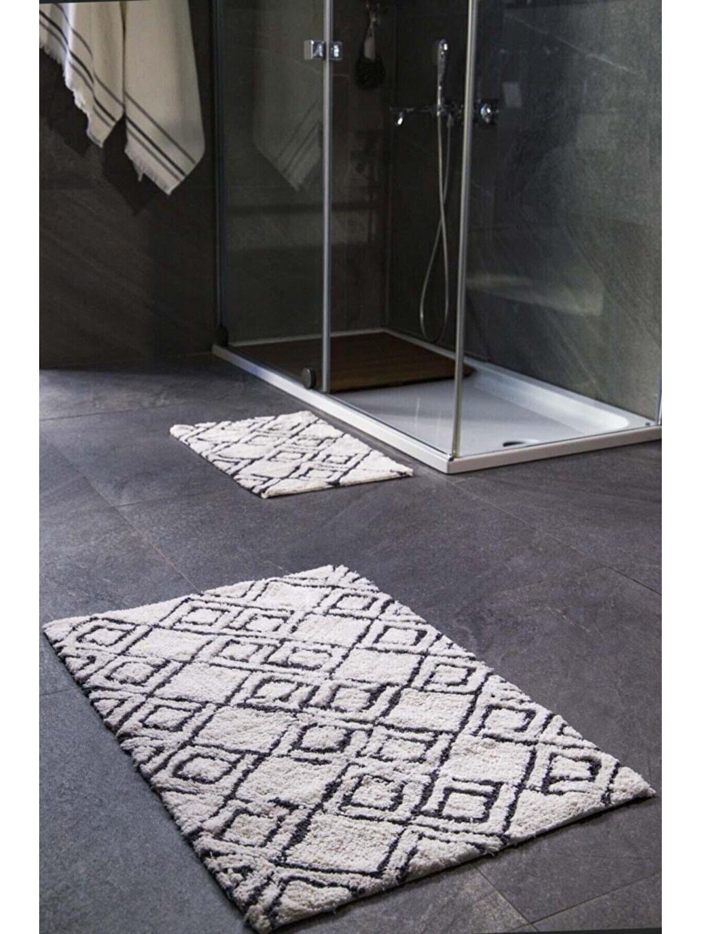 İrya Gri Cava Banyo Paspası Gri 40x60 60x90 - 4