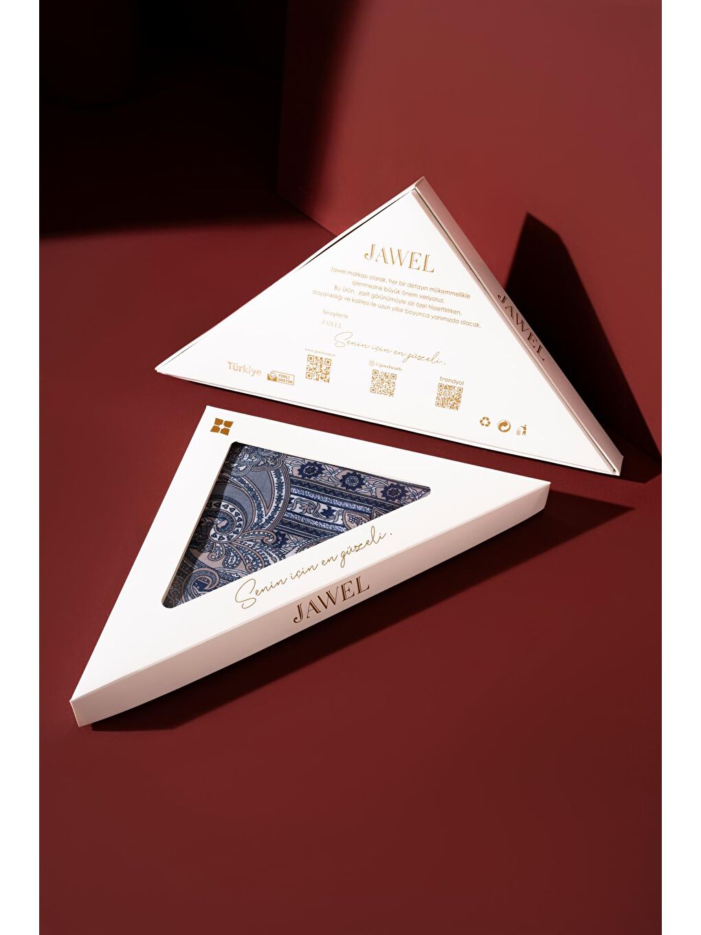 İndigo Kadın Etnik Desen Soft Şal Adessa-1