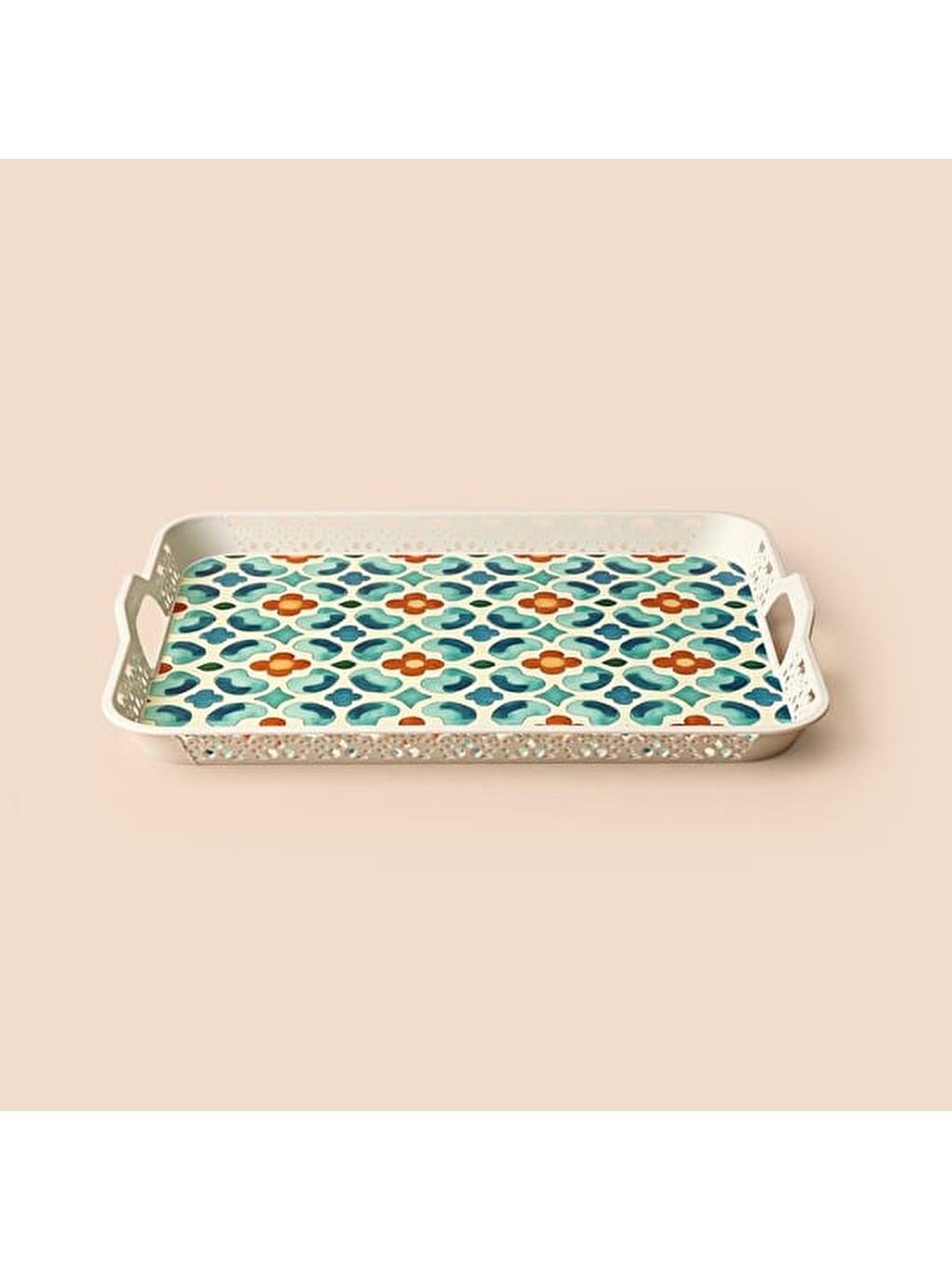 Karışık Kitchen Blueness Oya Tepsi - Renkli - 32,5 cm