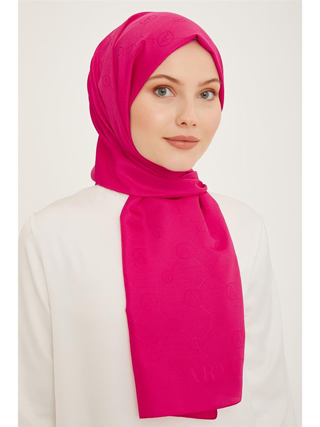 Pembe Polyester Şal 72