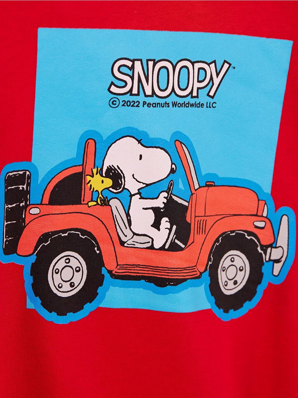 Supermino Kırmızı Snoopy Lisanslı Çocuk 2'li Takım 21633 - 2