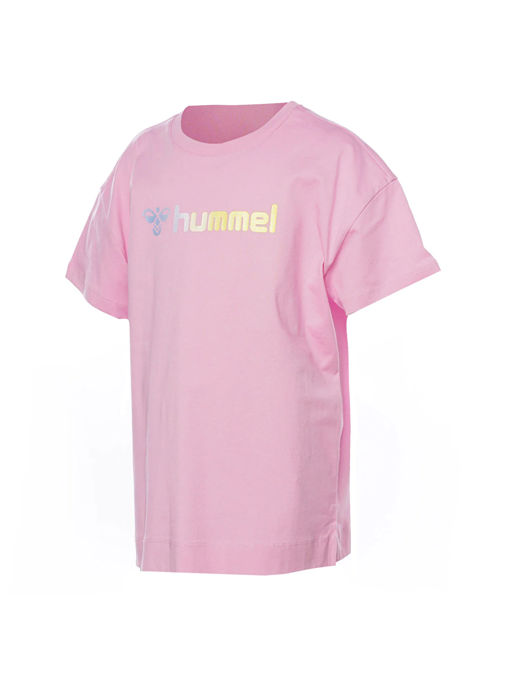 Hummel Pembe Jazz Kız Çocuk Pembe Yuvarlak Yaka Tişört