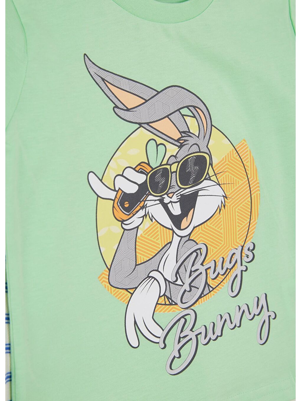 Yeşil Looney Tunes Lisanslı Erkek Bebek 2'Li Takım 21915-2