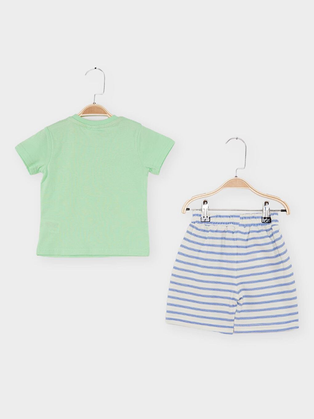 Yeşil Looney Tunes Lisanslı Erkek Bebek 2'Li Takım 21915-3