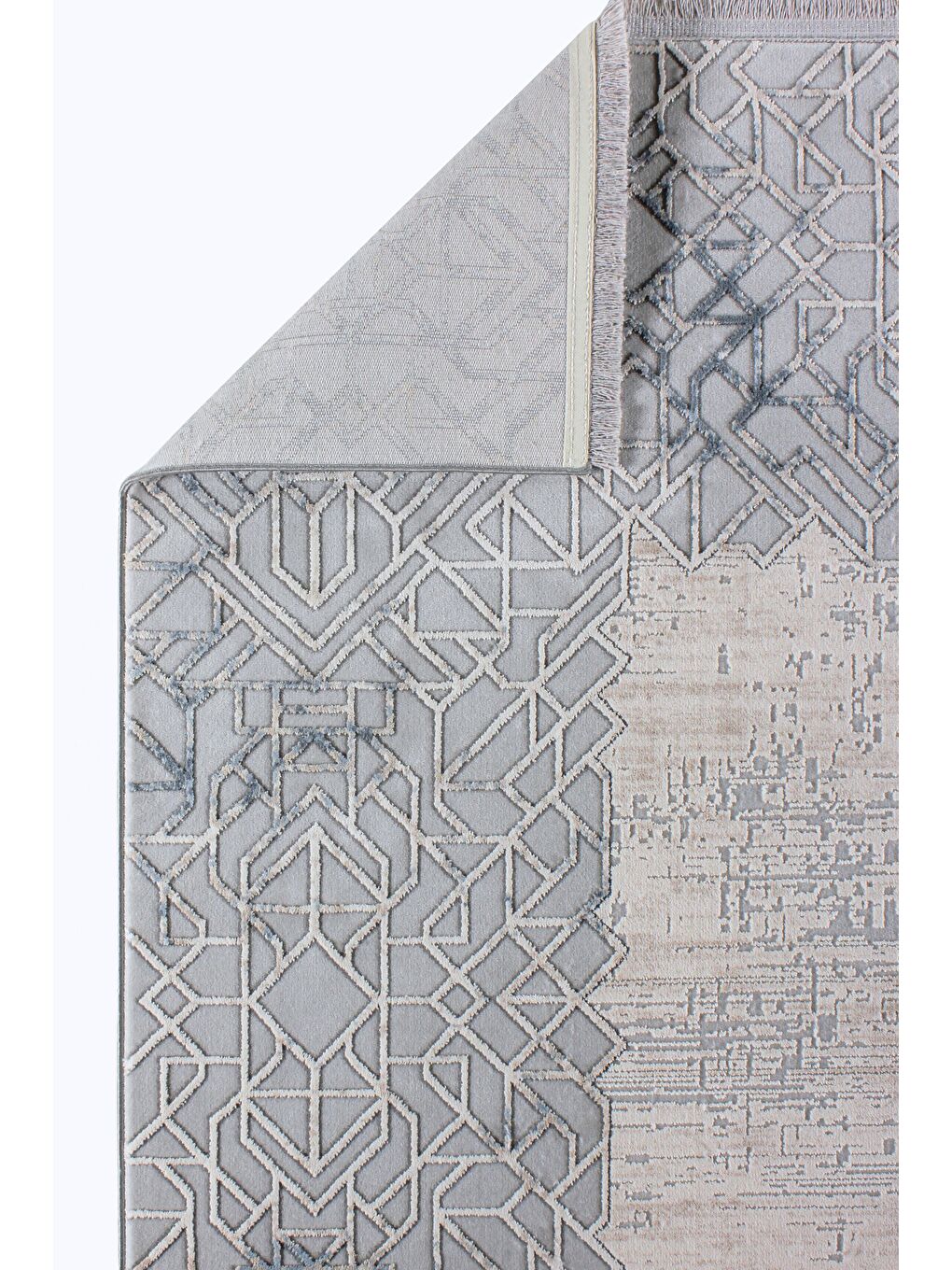 Mavi Granada 6042 Akrilik Modern Dokuma Halı-100x300-3